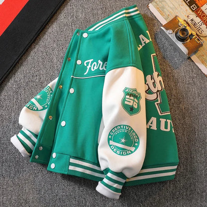 Autumn Jacket Baseball Suit Clothes for Teen Quilted Coats Cotton Jacket Children's Bomber Tiny Kids Jackets Girl Boy