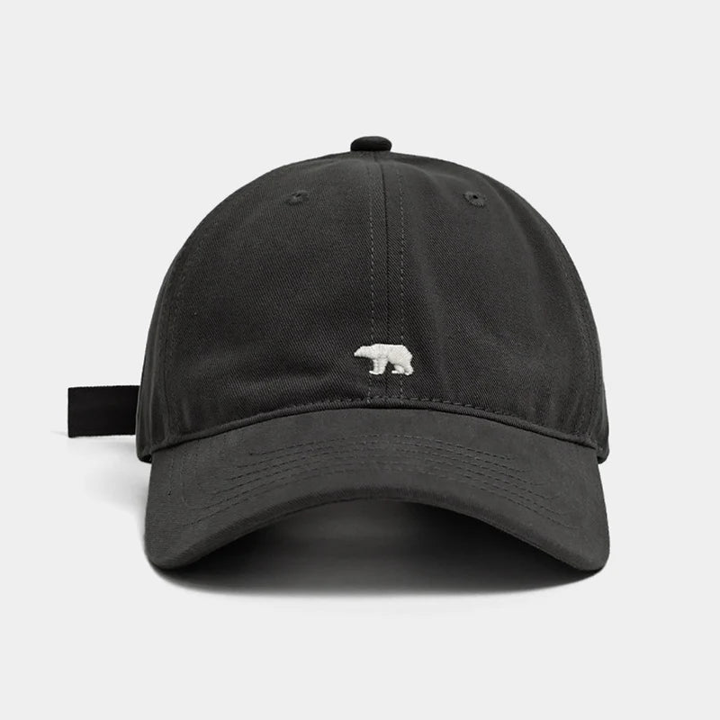 Korean Women Men Baseball Cap Embroidered Solid Color Snapback Hat Unisex Outdoor Sun Hat Cotton Visors