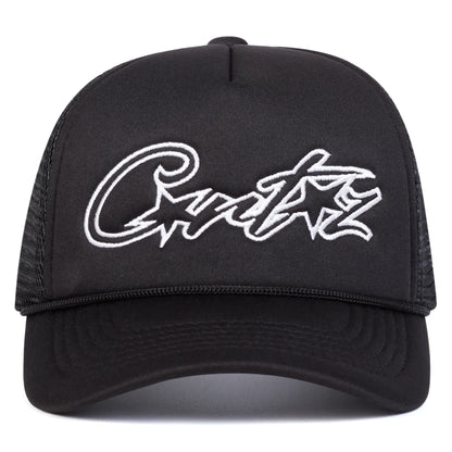 Unisex CRTZ Pentagram Embroidery Baseball Net Caps Spring and Summer Outdoor Adjustable Casual Hats Sunscreen Hat