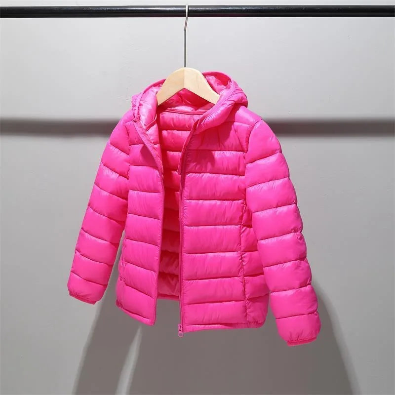 3-14 Years Autumn Winter Kids Down Jackets For Girls Children Clothes Warm Down Coats For Boys Toddler Girls Outerwear Clothes
