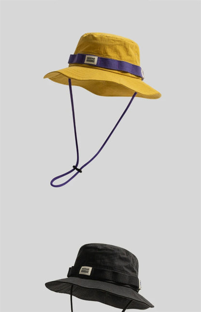 Unisex Summer Sun Hats UV Protection Outdoor Adjustable Visor Bucket Hat for Men Women Hiking Camping Fisherman Hat Panama Caps