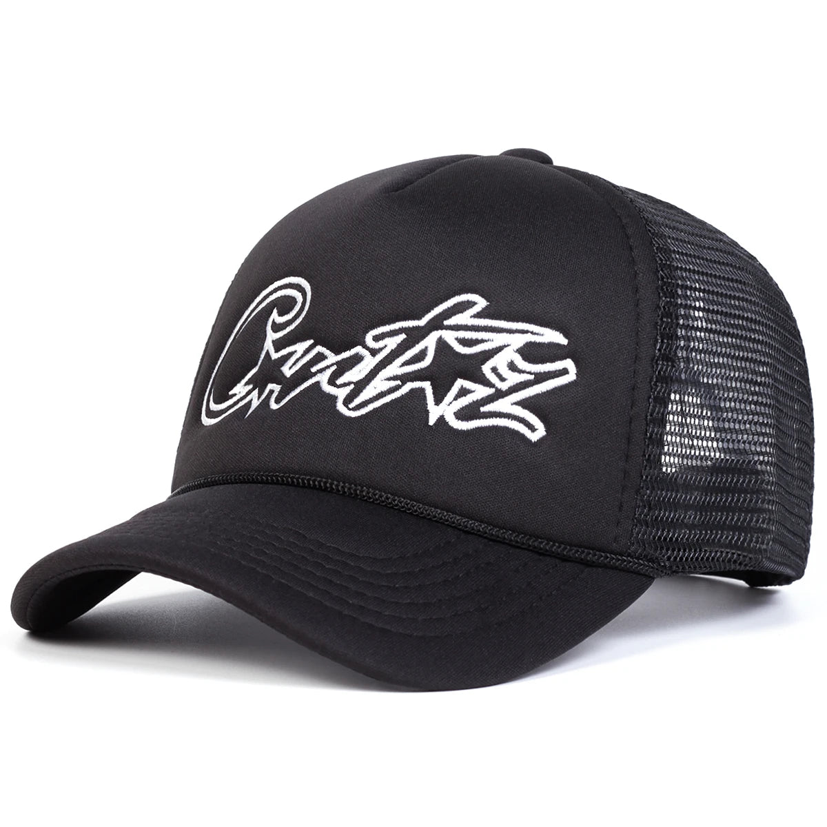Unisex CRTZ Pentagram Embroidery Baseball Net Caps Spring and Summer Outdoor Adjustable Casual Hats Sunscreen Hat