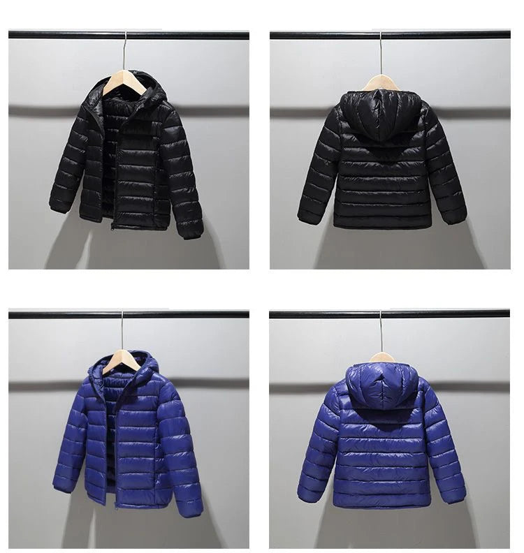 3-14 Years Autumn Winter Kids Down Jackets For Girls Children Clothes Warm Down Coats For Boys Toddler Girls Outerwear Clothes