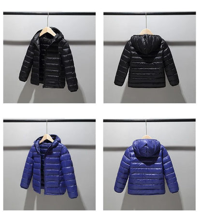 3-14 Years Autumn Winter Kids Down Jackets For Girls Children Clothes Warm Down Coats For Boys Toddler Girls Outerwear Clothes